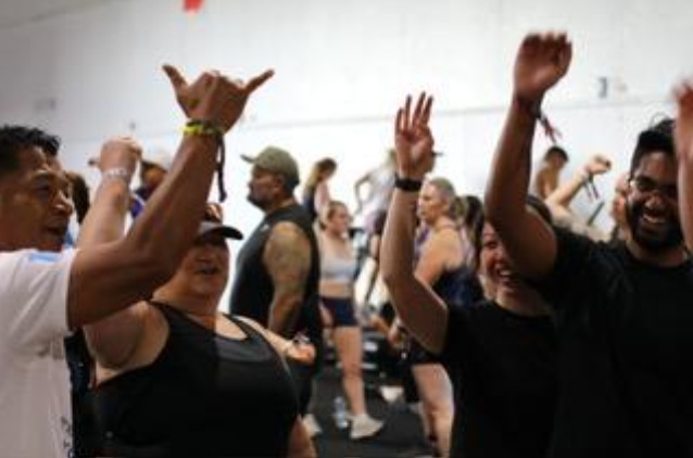 Community High Fives at The Exercise Room